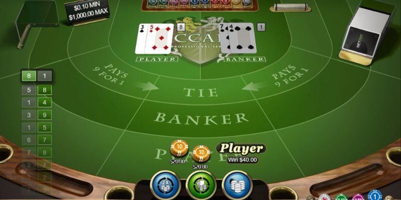 Giới thiệu trò chơi Baccarat trực tuyến 