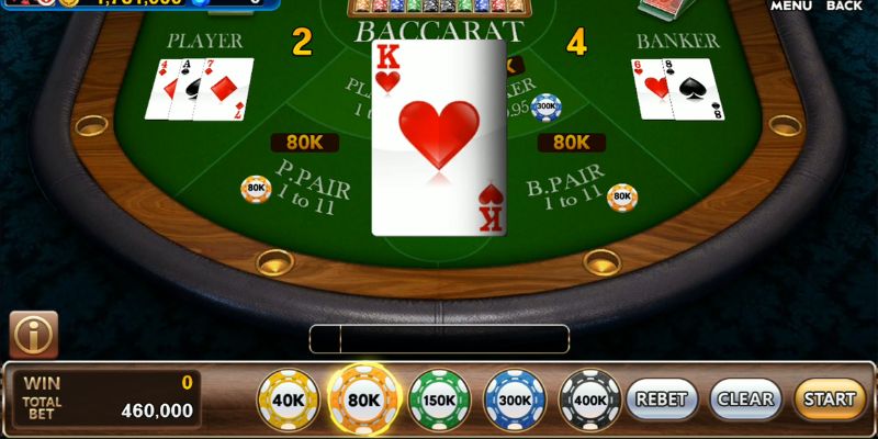 Quy luật rút bài Baccarat trực tuyến FB88